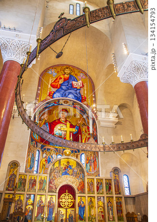 セルビアのベオグラードの街並み 134154793