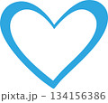 ハートマーク 134156386