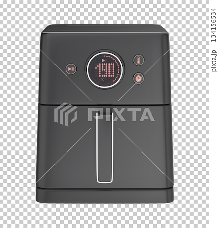 Front view of air fryer 134156534