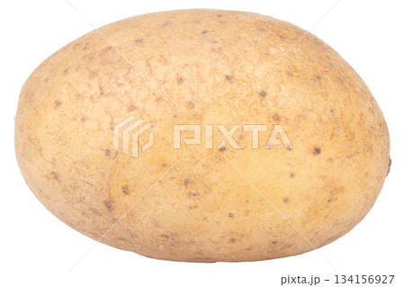 One potato isolated on white background One potato isolated on white background 134156927