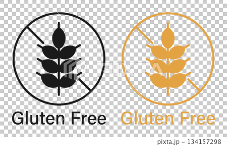 簡單的無麩質圖標集 簡單的無麩質圖標集 134157298