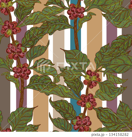 floral seamless pattern with wild flowers floral seamless pattern with wild flowers 134158282
