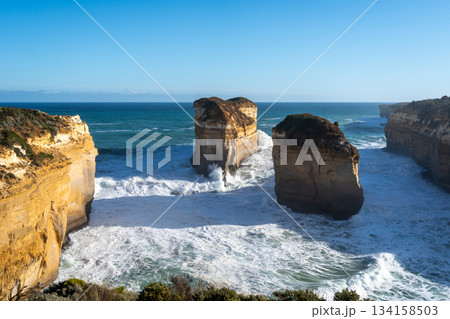 Tom and Eva Lookout at the Twelve Apostles, Great Ocean Road, Australia 134158503