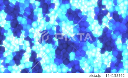 Abstract background, video in high quality 4k. Blue and white moving squares and lines are beautiful and glowing magical energy. Screensaver in retro digital style Abstract background, video in high quality 4k. Blue and white moving squares and lines are beautiful and glowing magical energy. Screensaver in retro digital style 134158562