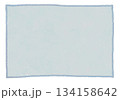 シンプルなくすみブルーの背景色付き四角枠 134158642