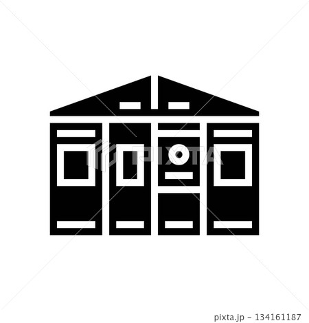 emergency shelter glyph icon vector illustration emergency shelter glyph icon vector illustration 134161187