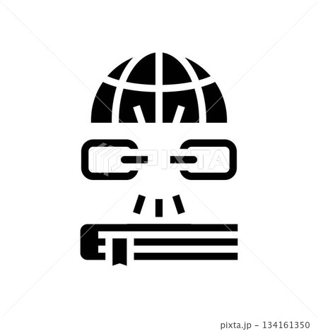lost cultural connection glyph icon vector illustration lost cultural connection glyph icon vector illustration 134161350