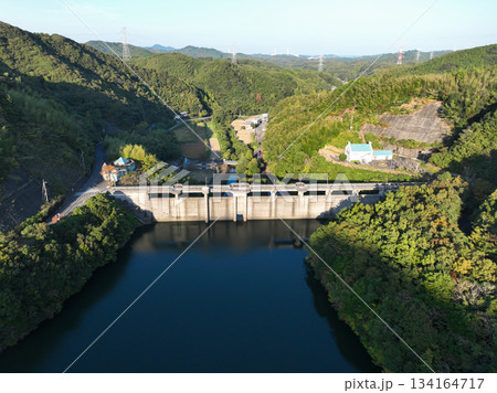 徳島県阿南市　福井ダム　ダム湖 134164717