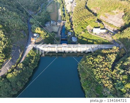 徳島県阿南市 福井ダム ダム湖 徳島県阿南市 福井ダム ダム湖 134164721