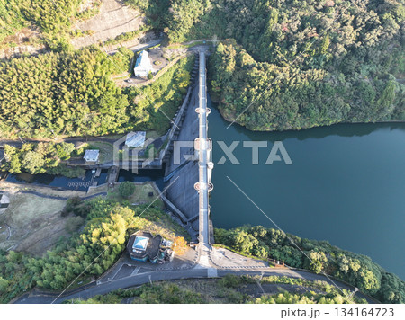 徳島県阿南市　福井ダム　ダム湖 134164723