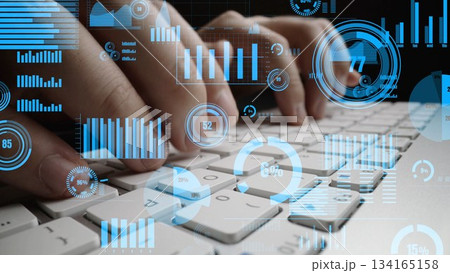 Hands Typing on a White Keyboard Surrounded by Colorful Data Visualizations and Graphs Displaying Statistical Information and Analytics Insights xenic Hands Typing on a White Keyboard Surrounded by Colorful Data Visualizations and Graphs Displaying Statistical Information and Analytics Insights xenic 134165158