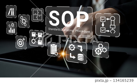 Standard Operating Procedure (SOP) and process automation concept Parse 134165239