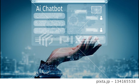 AI Artificial Intelligence Virtual Assistant for Smart Business Muxer 134165538