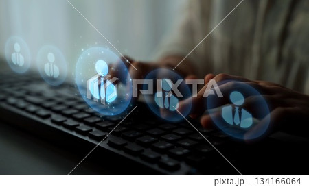 Digital Human Resource and Online Recruitment Technology Muxer Digital Human Resource and Online Recruitment Technology Muxer 134166064