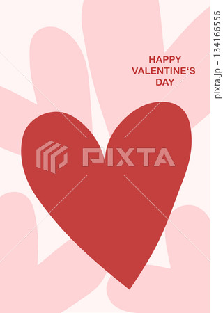 Love cover background. Happy Valentines Day cards with two hearts one line continuous shape, greeting sign. Invitation abstract design patterns in minimal line art modern style Love cover background. Happy Valentines Day cards with two hearts one line continuous shape, greeting sign. Invitation abstract design patterns in minimal line art modern style 134166556