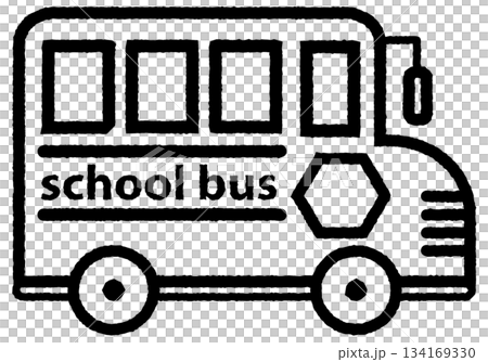 School bus simple icon 1-3 School bus simple icon 1-3 134169330