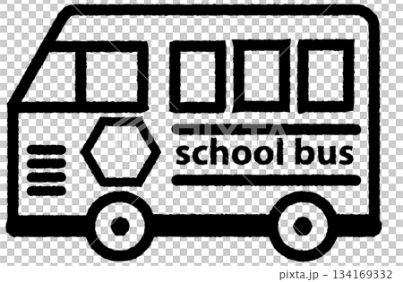 School bus simple icon 2-2 School bus simple icon 2-2 134169332