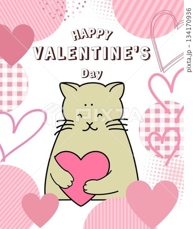恋する猫バレンタイン 134170936