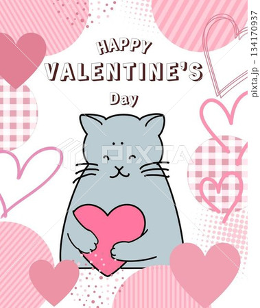 恋する猫バレンタイン 134170937