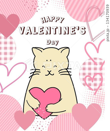 恋する猫バレンタイン 134170939