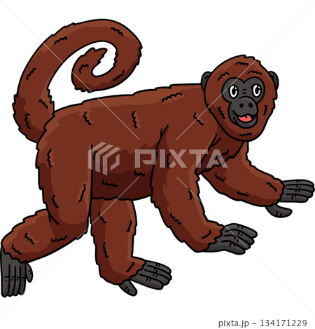 Peruvian Yellow Tailed Woolly Monkey Clipart Peruvian Yellow Tailed Woolly Monkey Clipart 134171229