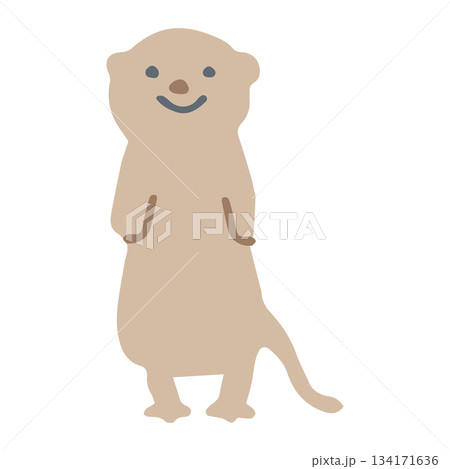 海のやさしいアイコンシリーズ｜カワウソ 134171636