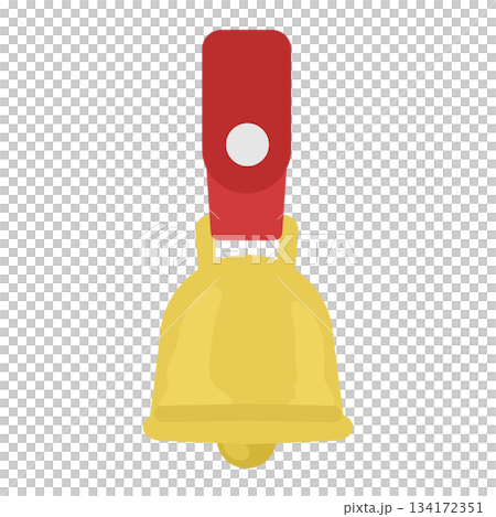 Bear bell illustration (red) Bear bell illustration (red) 134172351