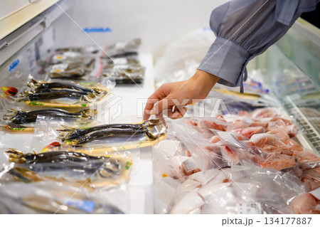 冷凍魚介類の選択 134177887