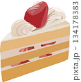 イチゴのショートケーキ 134178383
