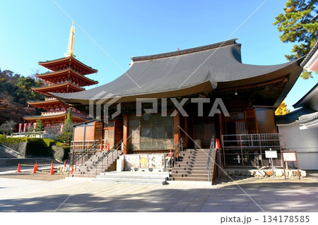 【日野市　関東三不動の一つ「高幡不動尊金剛寺」不動堂と五重塔】 134178585