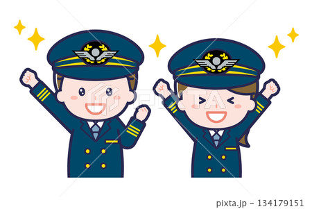 パイロット/2人組/男女 03 パイロット/2人組/男女 03 134179151