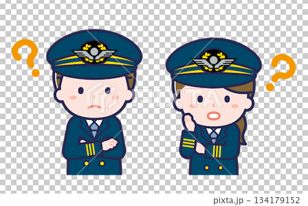 パイロット／2人組／男女 04 134179152