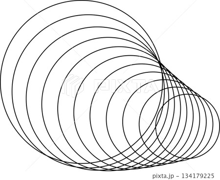 Circle waves with lines created using blend tool Circle waves with lines created using blend tool 134179225