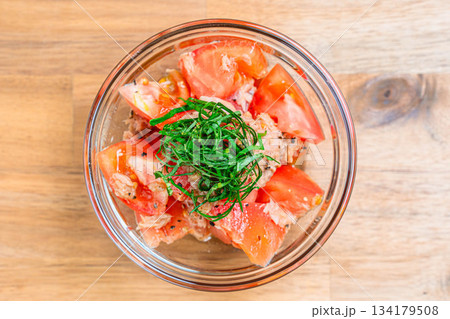 トマトとツナの和え物 134179508