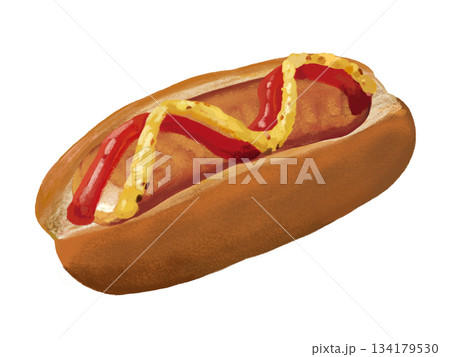 ホットドッグ（レタスなし） 134179530