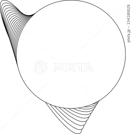 Circle frame overlapping for badges, logo tag, label, banner, icon Circle frame overlapping for badges, logo tag, label, banner, icon 134180028
