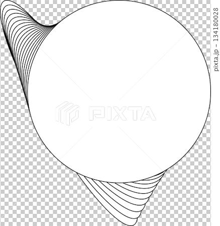 Circle frame overlapping for badges, logo tag, label, banner, icon Circle frame overlapping for badges, logo tag, label, banner, icon 134180028