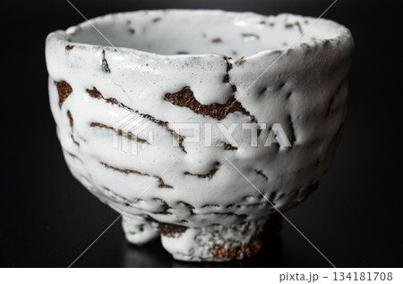 鬼萩 割(十文字)高台茶碗3|萩焼 力強い抹茶碗 鬼萩 割(十文字)高台茶碗3|萩焼 力強い抹茶碗 134181708