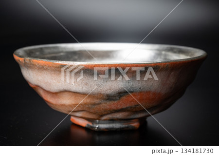 即中斎好 嶋台茶碗 金銀一双6｜三代 佐々木昭楽 作・赤楽と黒楽の対茶碗 134181730