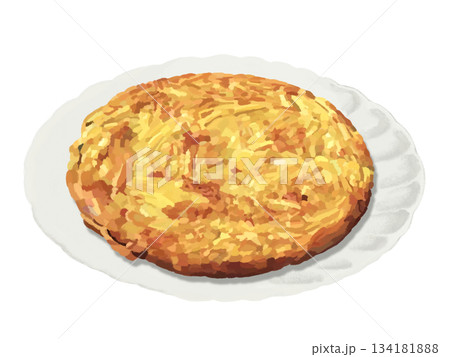 ロスティ（ホール）皿付き 134181888