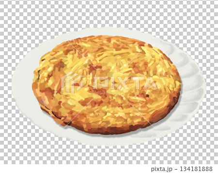 ロスティ（ホール）皿付き 134181888