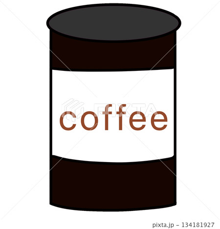 コーヒー　ボトル　シンプル 134181927