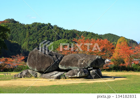 秋の石舞台古墳 134182831