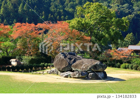 秋の石舞台古墳 秋の石舞台古墳 134182833