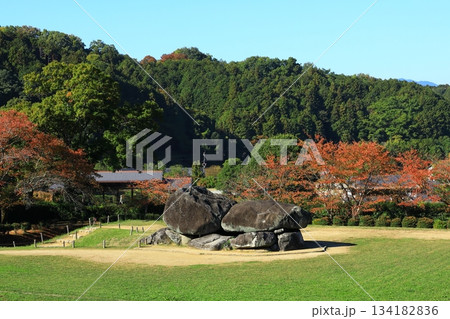 秋の石舞台古墳 秋の石舞台古墳 134182836