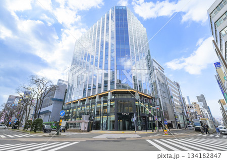 札幌4丁目プレイス-4PLA-の外観(電線なしver) 札幌4丁目プレイス-4PLA-の外観(電線なしver) 134182847