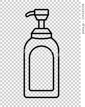 簡單的瓶子容器插圖 簡單的瓶子容器插圖 134183336