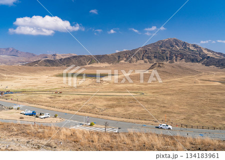 《熊本県》阿蘇のワインディングロード 134183961