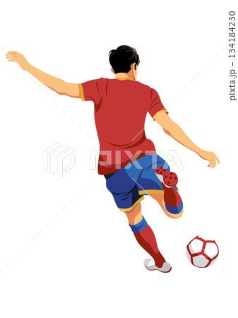 サッカー選手 サッカー選手 134184230