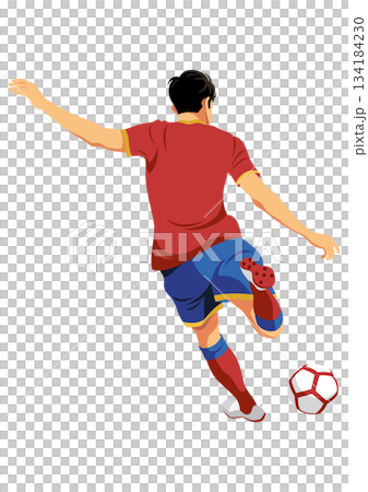 サッカー選手 サッカー選手 134184230